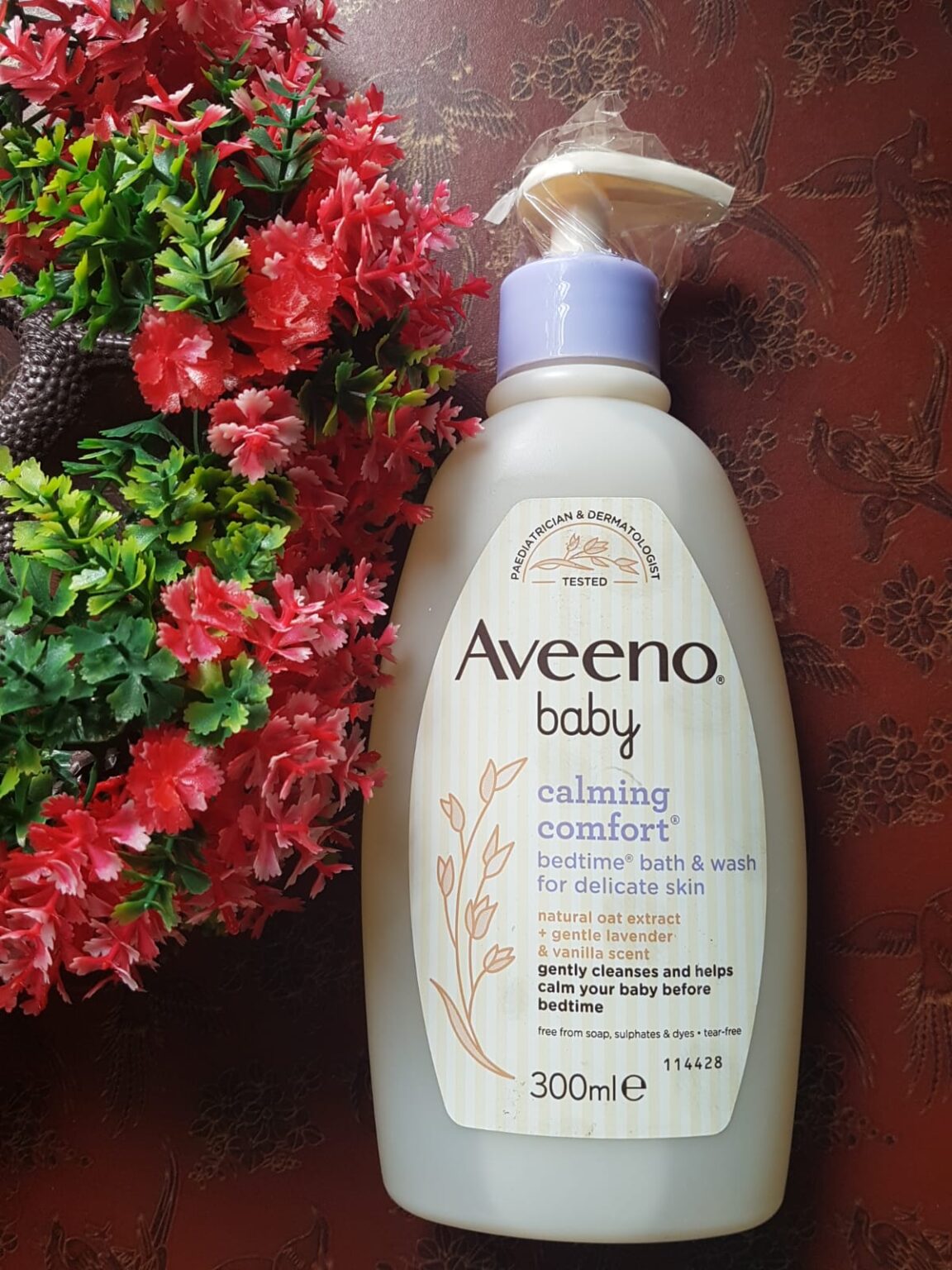 Aveeno Baby Calming Comfort Bedtime Bath and Wash 250ml UB The UK